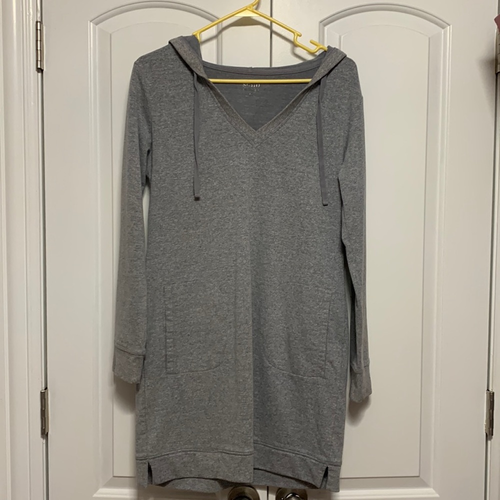 Tunic Hooded Sweatshirt S EUC